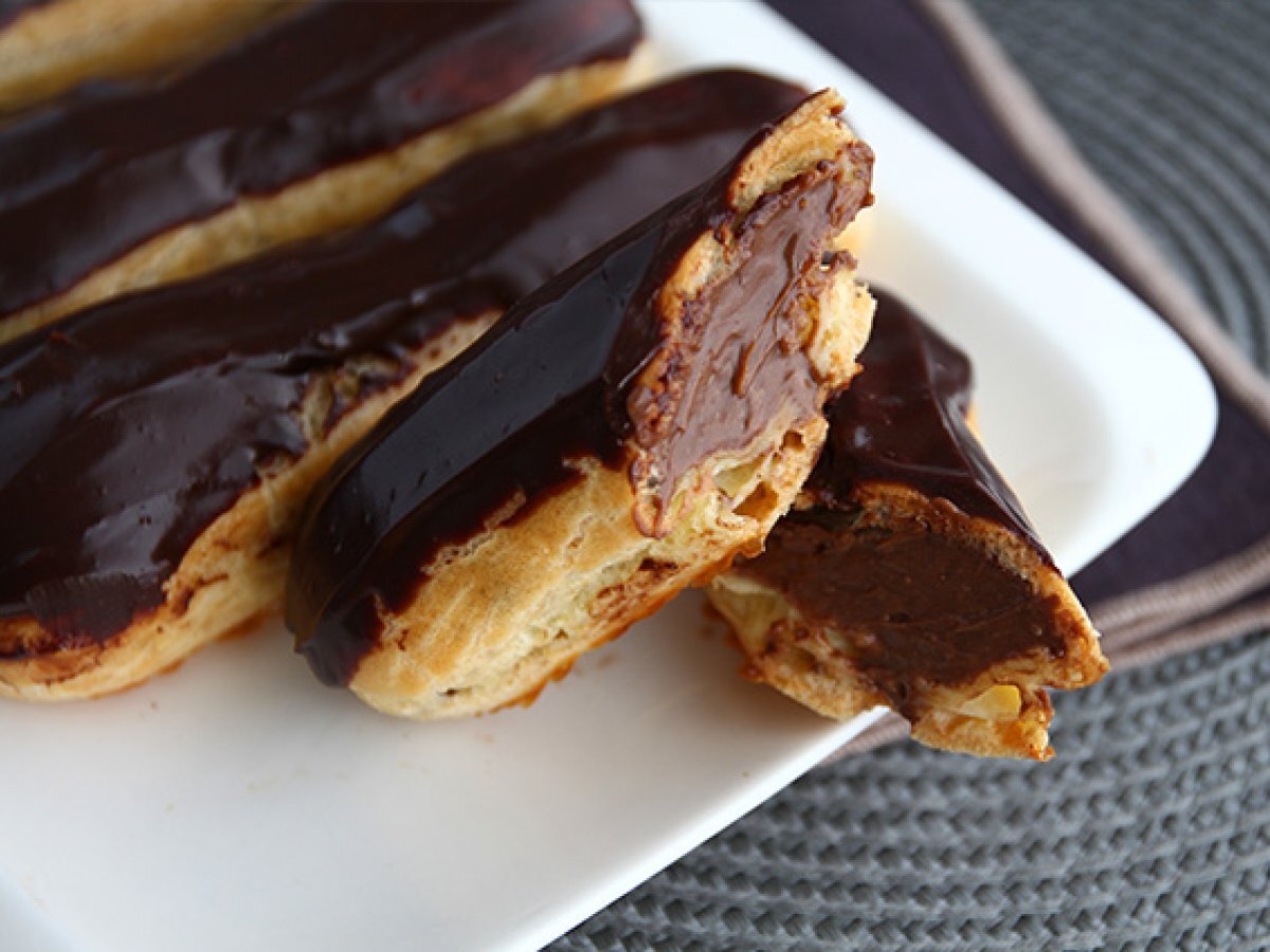 Čokoládové éclairs (krok za krokem) - foto 4
