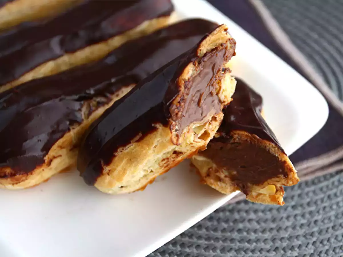 Čokoládové éclairs (krok za krokem) - foto 4