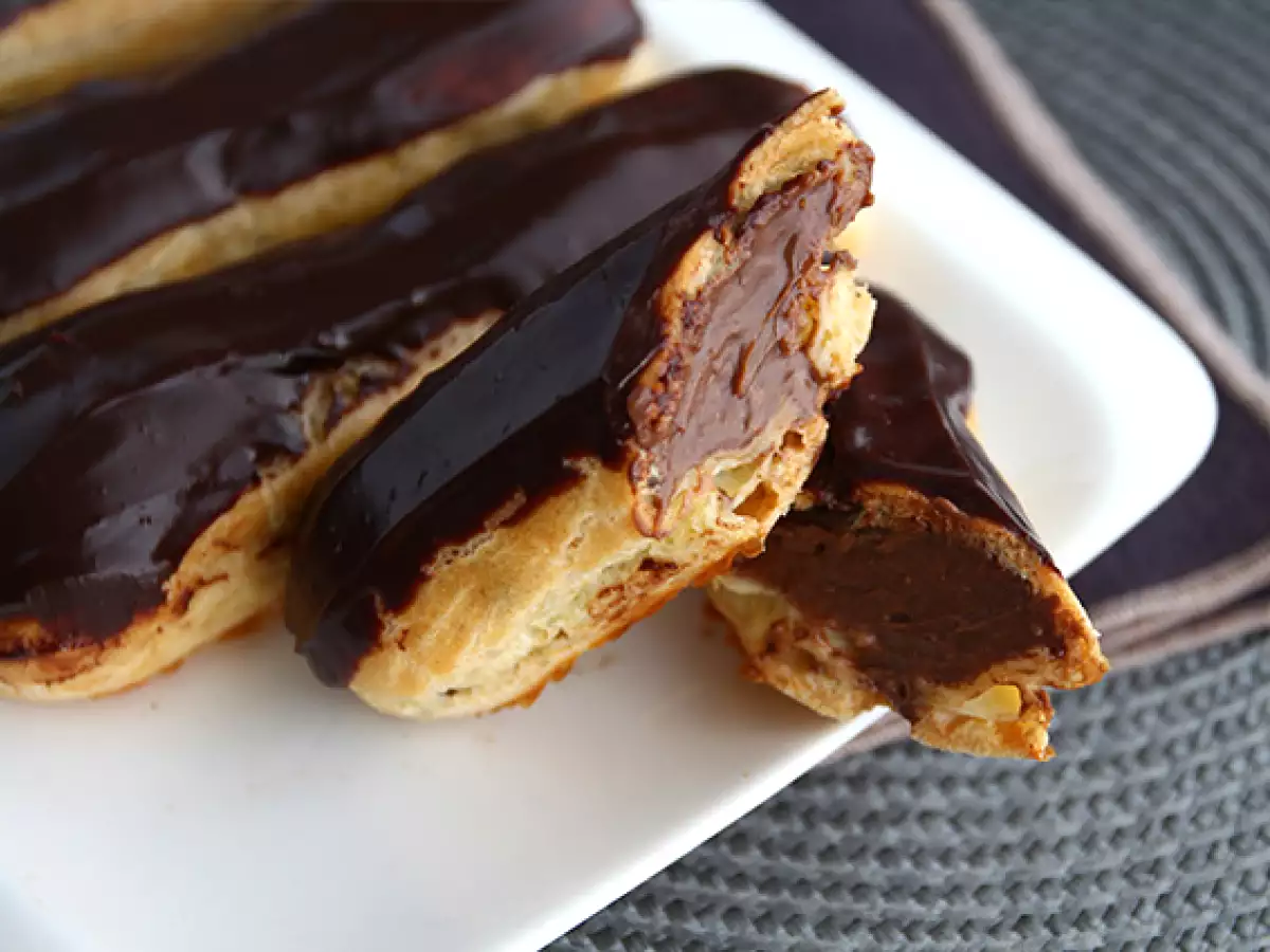 Čokoládové éclairy – recept krok za krokem - foto 4