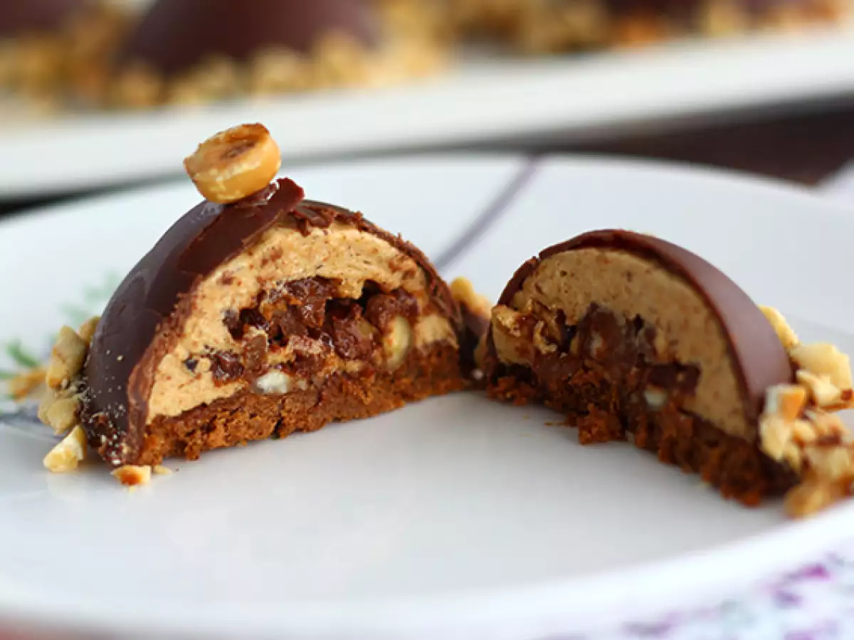 Čokoládové kopule ve stylu Ferrero Rocher - foto 4