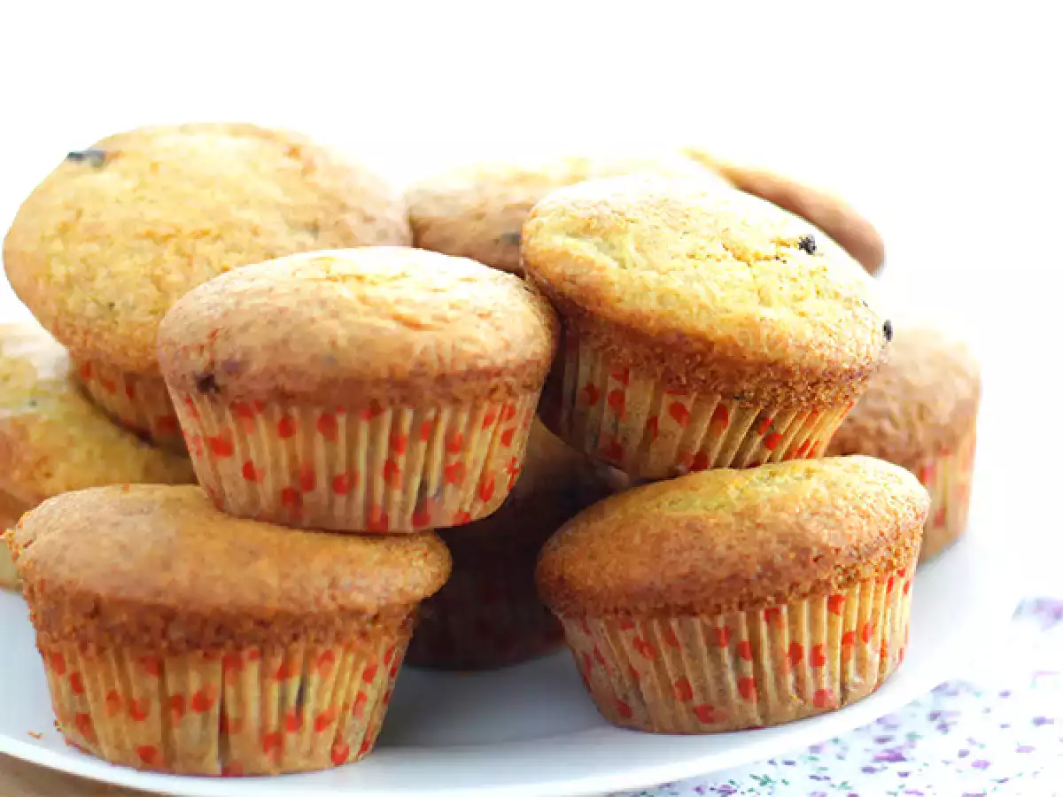 Čokoládové muffiny s kousky čokolády, americký recept - foto 2