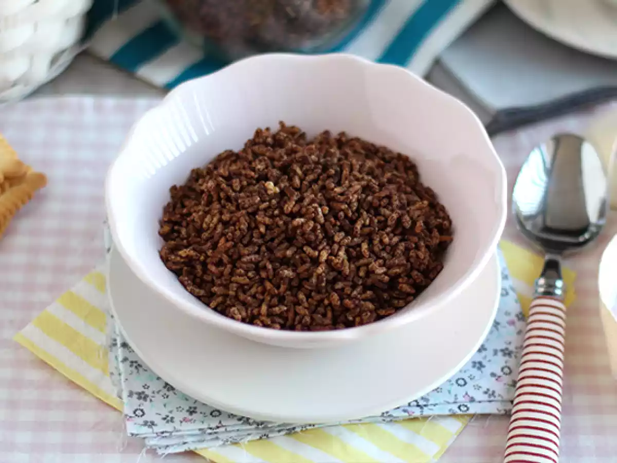 Čokoládové pufované rýžové cereálie. Coco pops - foto 3