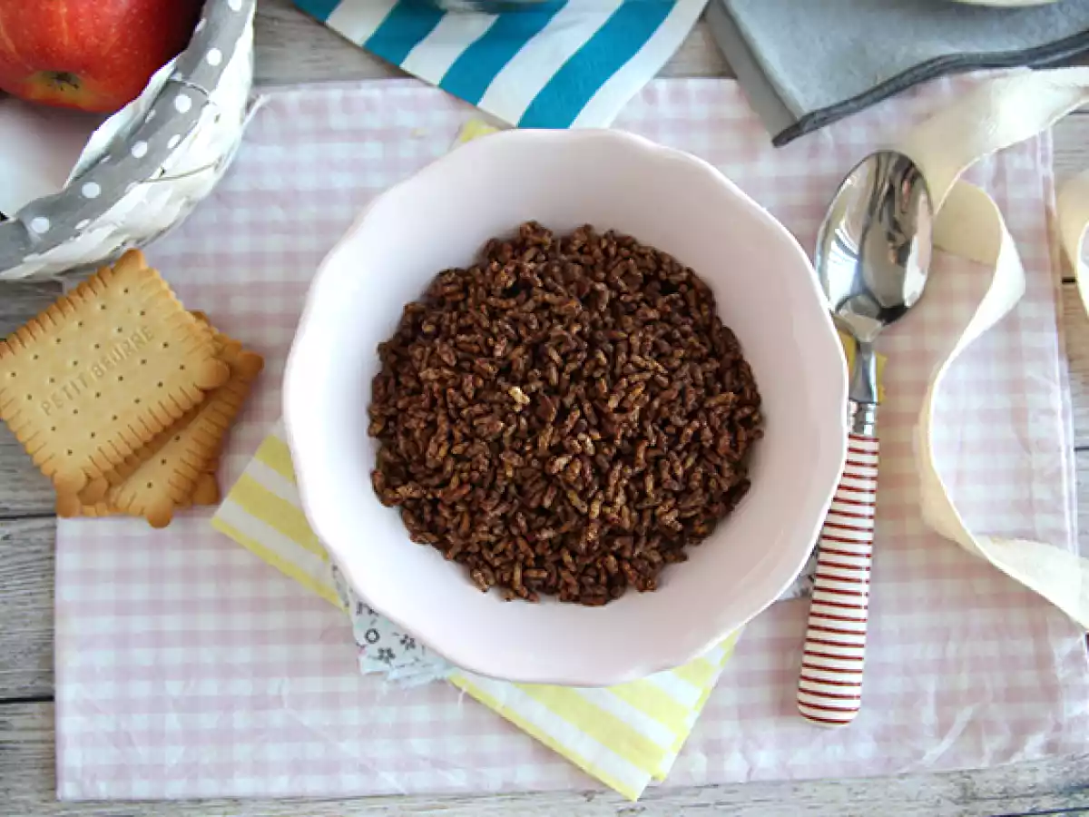 Čokoládové pufované rýžové cereálie. Coco pops - foto 6