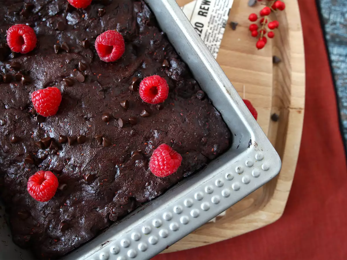 Čokoládovo-malinové brownie, čistý požitek! - foto 8