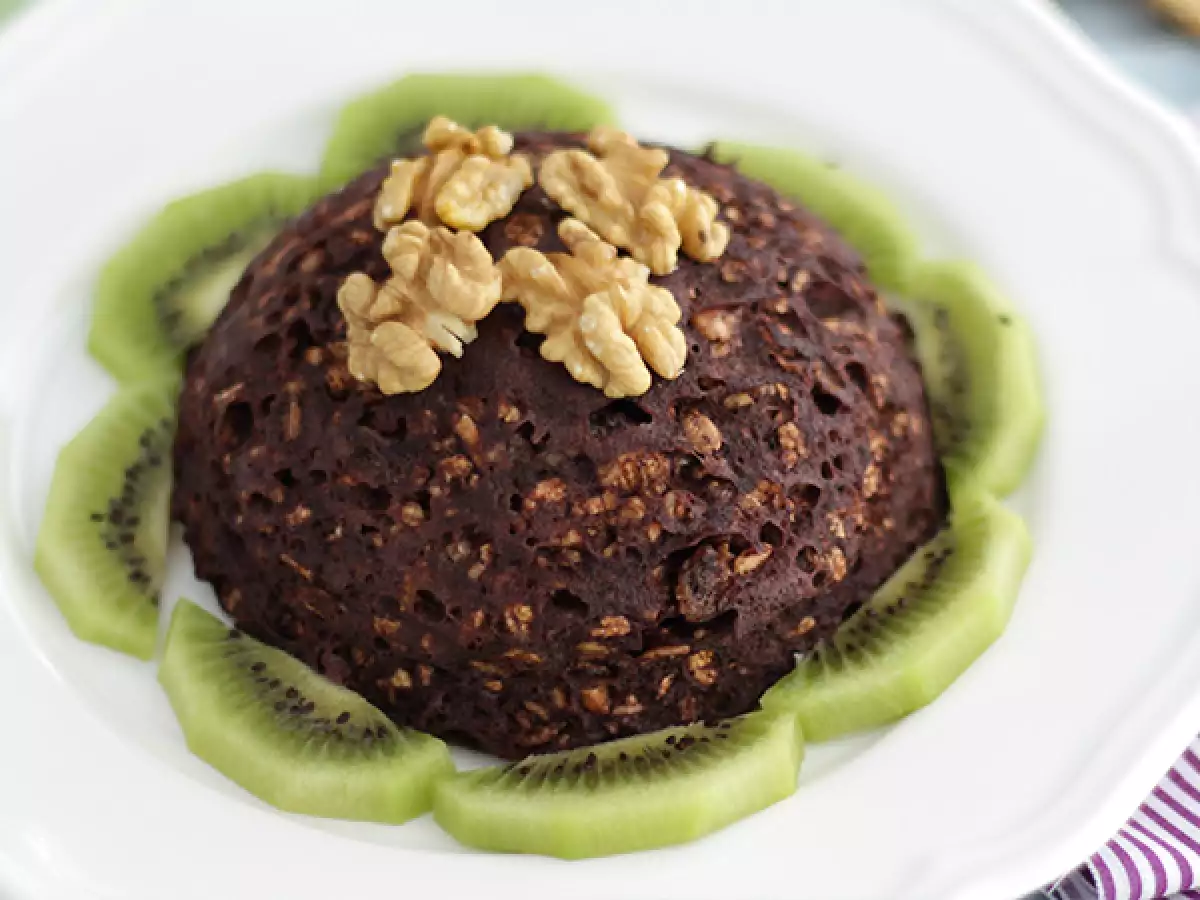 Čokoládový bowl cake bez laktózy