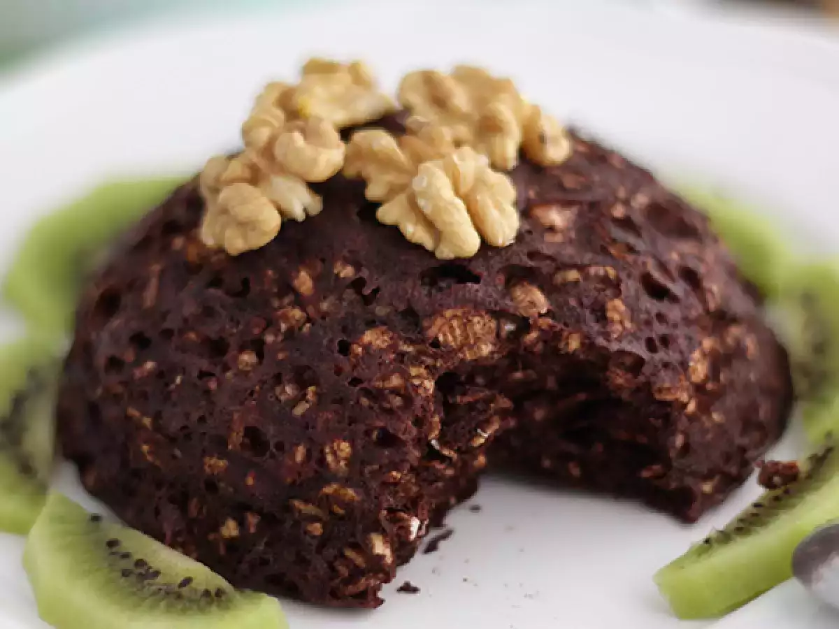 Čokoládový bowl cake bez laktózy - foto 3