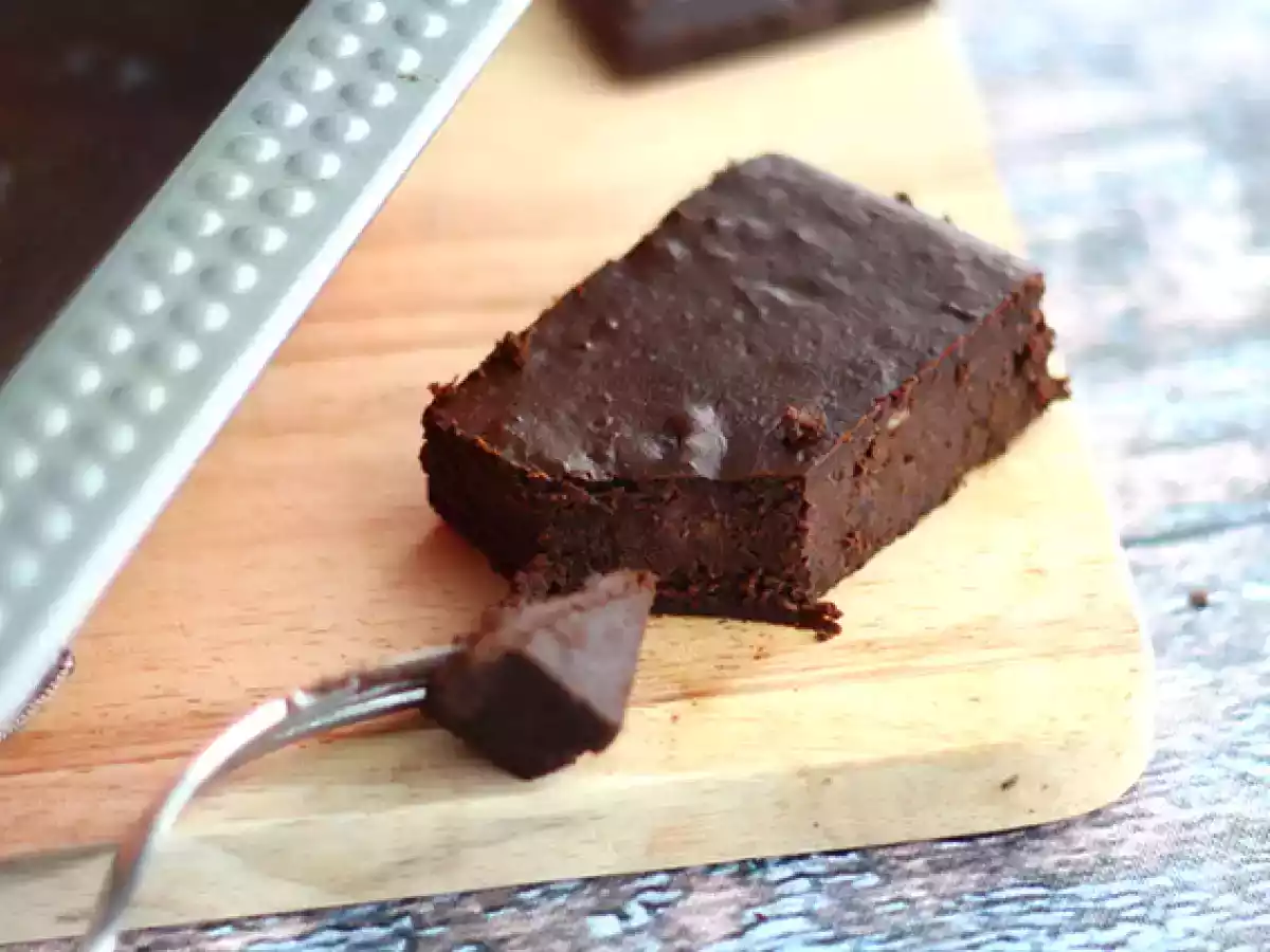 Čokoládový fondant s červenými fazolemi - bez lepku / bez laktózy - foto 4