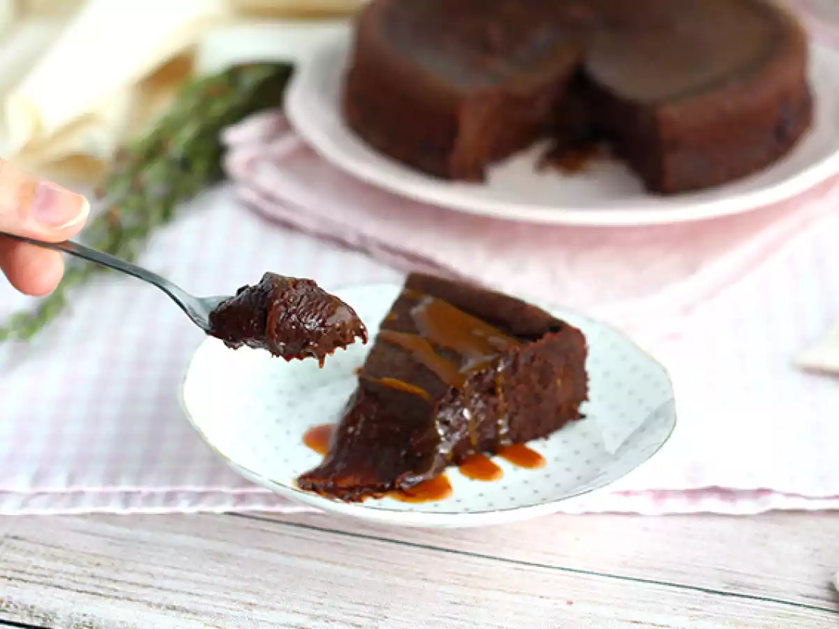 Čokoládový fondant se slaným máslovým karamelem - foto 3