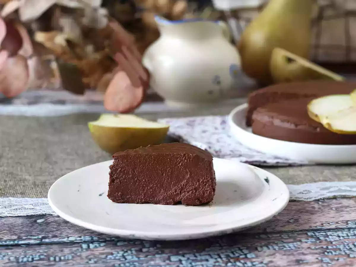 Čokoládový hruškový fondán: super snadný dezert s pouhými 2 ingrediencemi! - foto 5