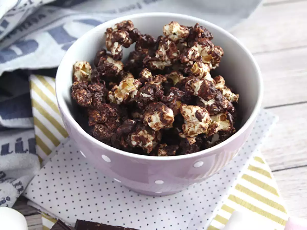 Čokoládový popcorn s marshmallow - foto 5