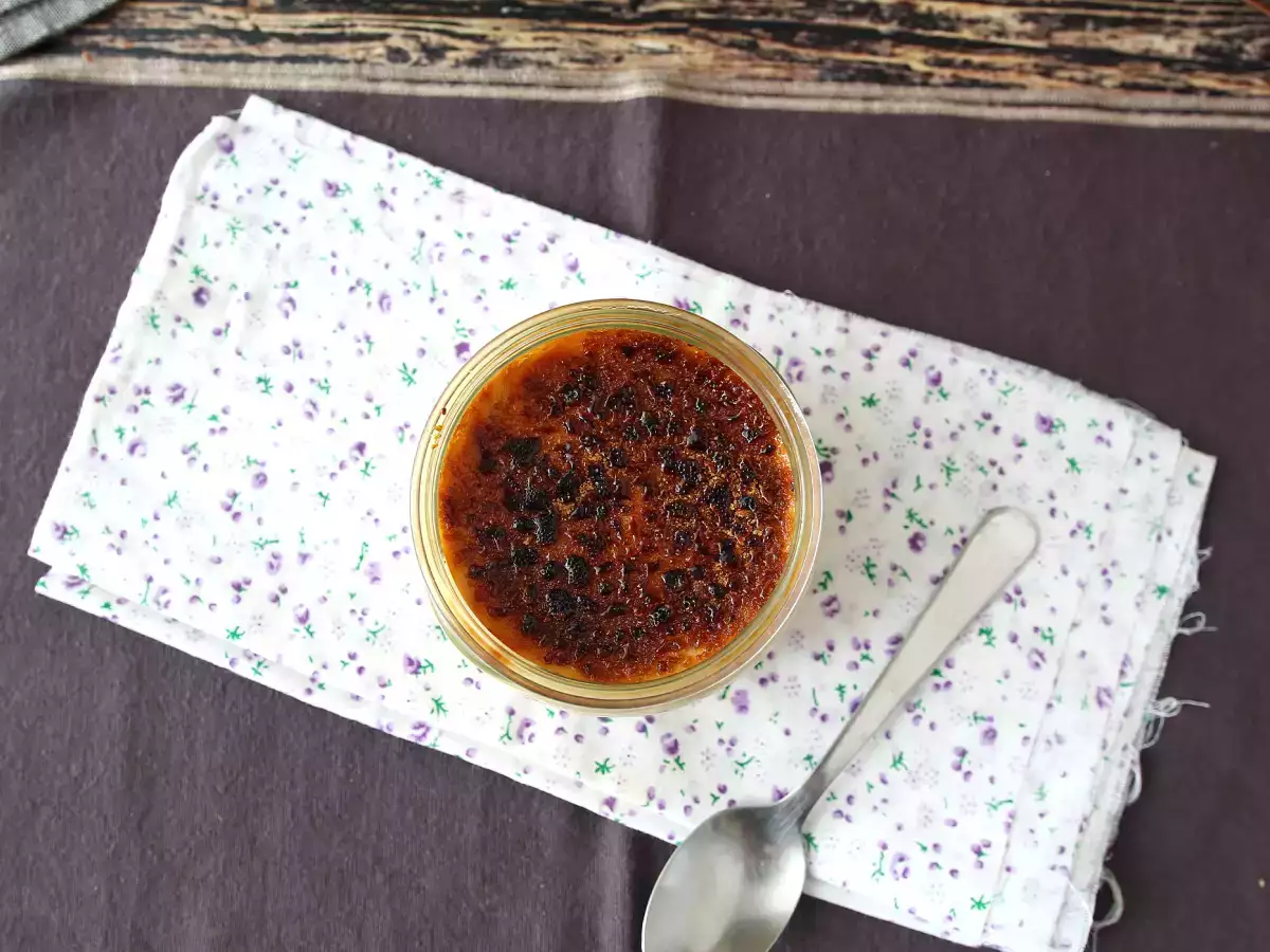 Crème brûlée z horkovzdušné fritézy – snadný recept - foto 4