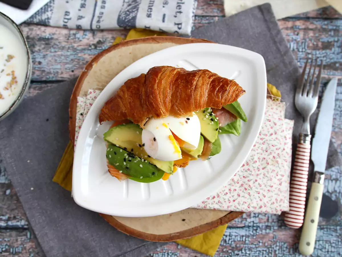 Croissantový sendvič na brunch - foto 2