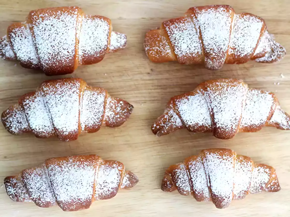 Croissanty s kondenzovaným mlékem - foto 3