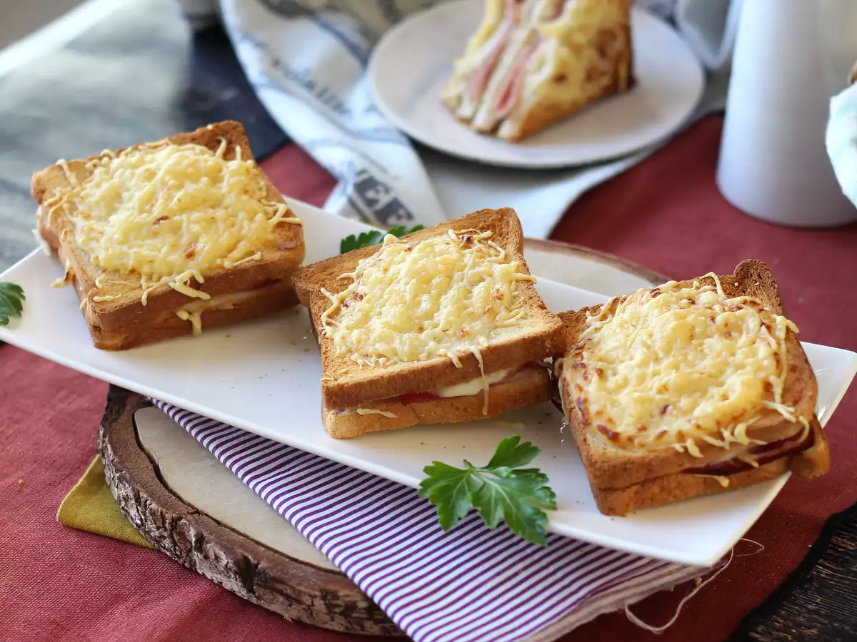 Croque-monsieur ve fritéze Air Fryer