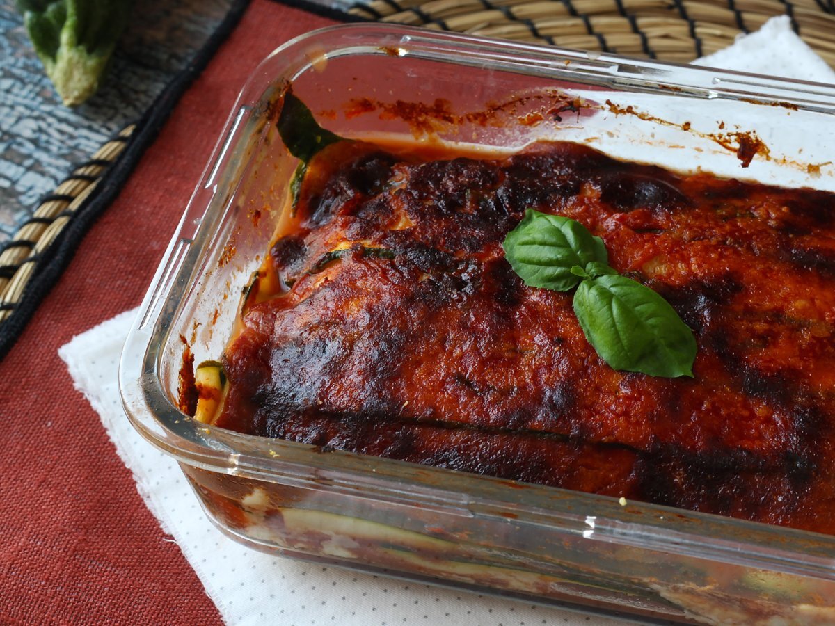 Cuketová parmigiana ve fritéze: rychlá, lehká a křupavá
