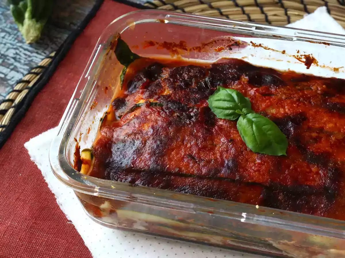 Cuketová parmigiana ve fritéze: rychlá, lehká a křupavá