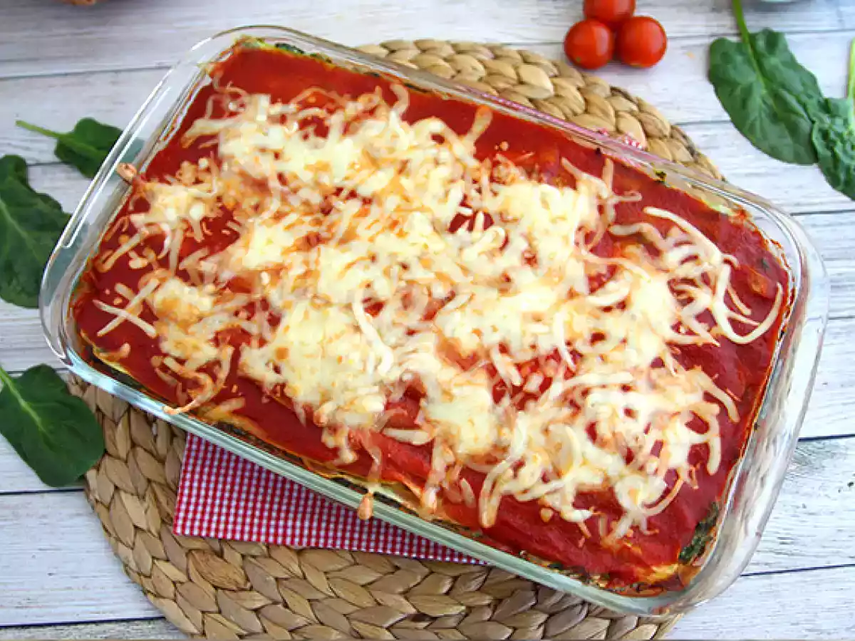 Cuketové lasagne se špenátem - foto 5