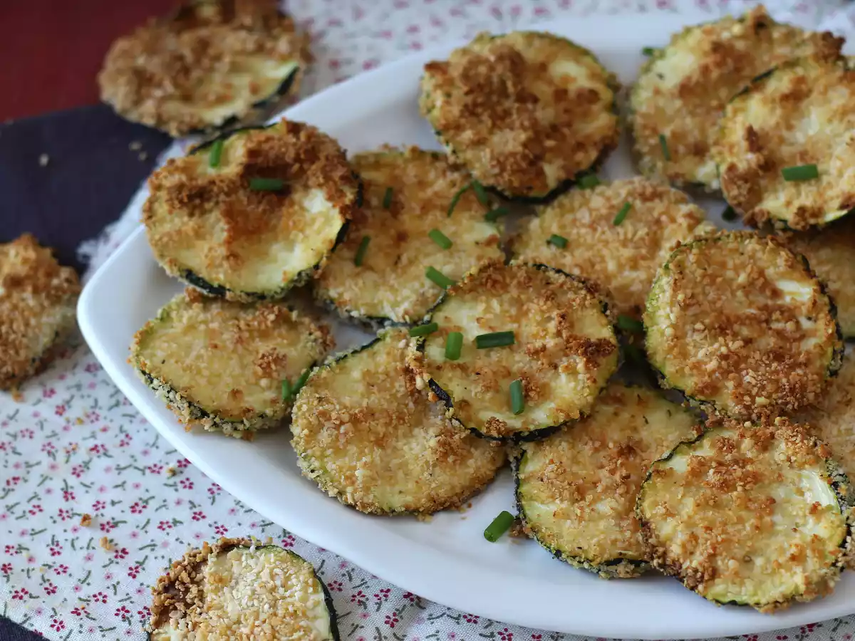 Cuketové lupínky v Air Fryer - foto 4