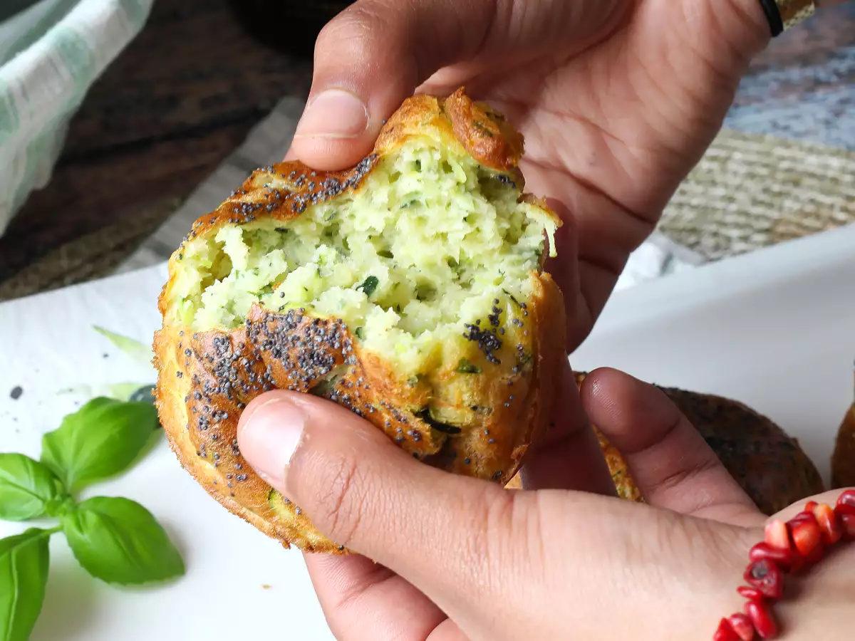 Cuketové muffiny v horkovzdušné fritéze: lehký a nadýchaný recept - foto 2