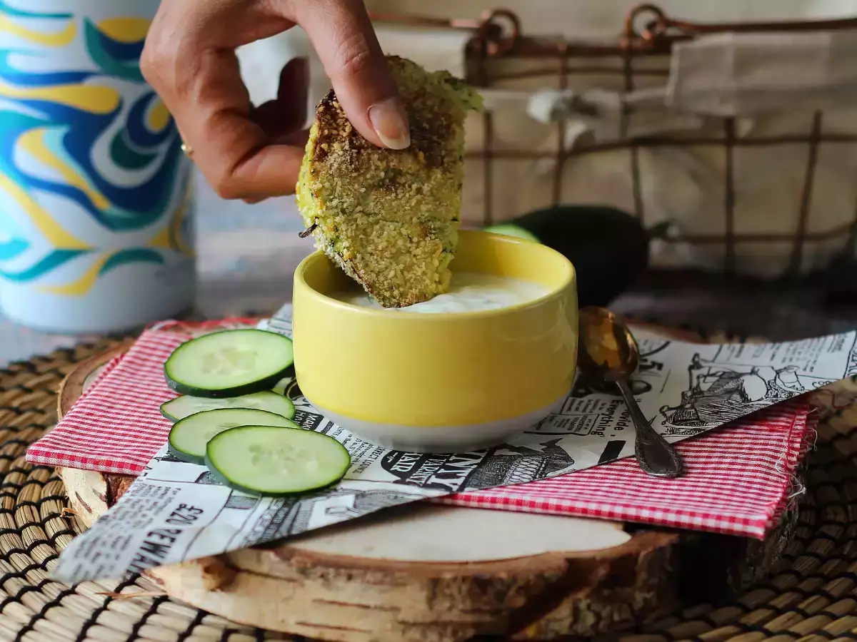 Cuketovo-bramborové burgery v horkovzdušné fritéze - foto 5