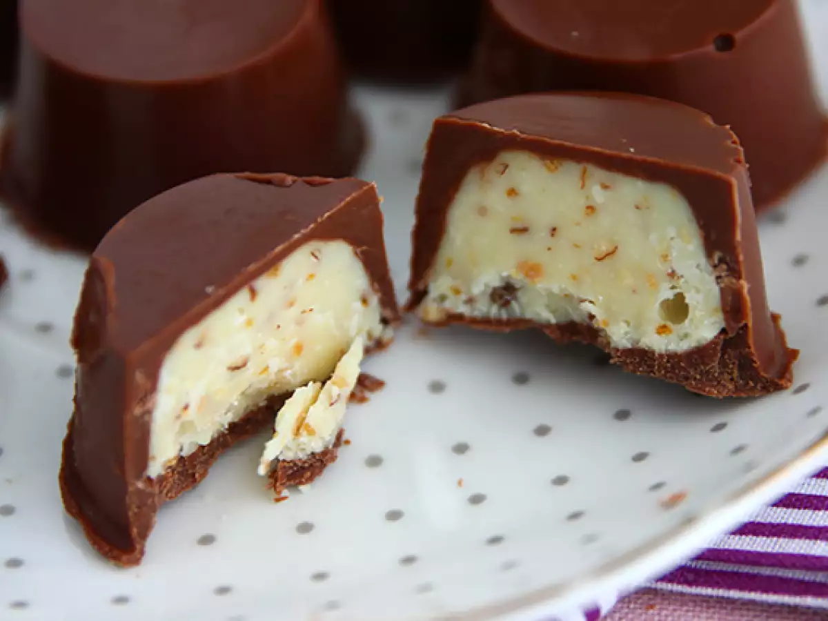 Domácí čokoládové bonbony ve stylu Kinder Schoko-Bons - foto 3