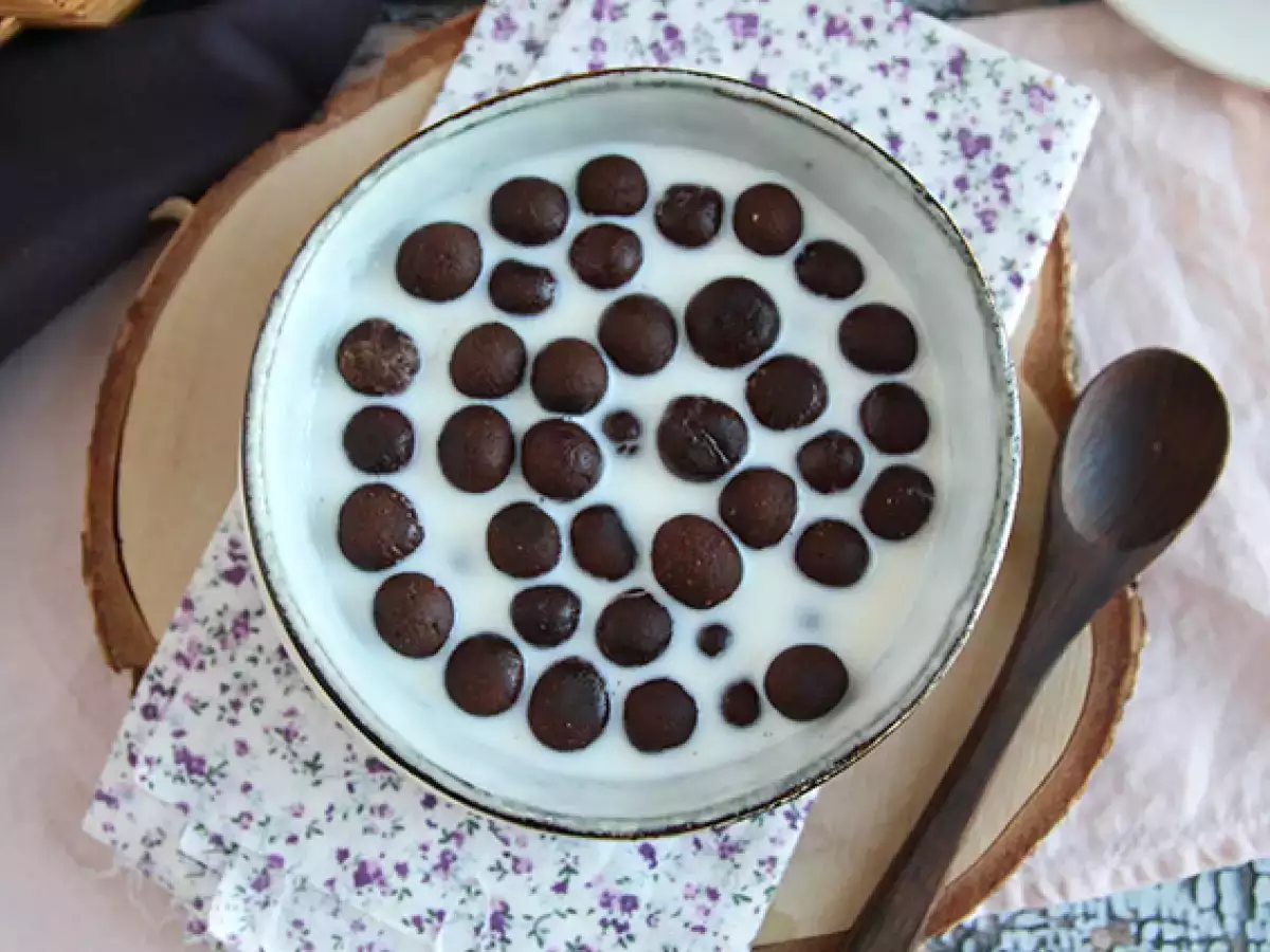 Domácí čokoládové cereální kuličky jako Nesquik - foto 5