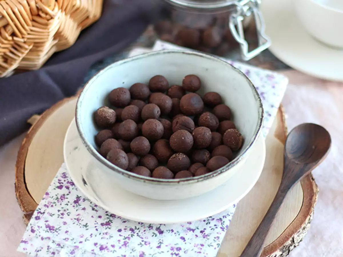 Domácí čokoládové cereální kuličky jako Nesquik - foto 6
