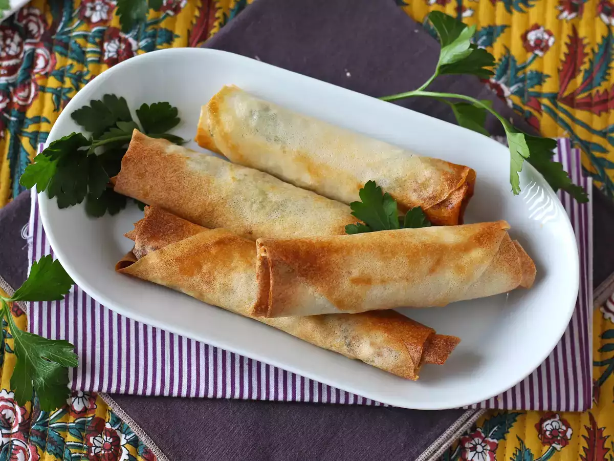 Domácí libanonské rikakats - vaření ve fritéze na vzduchu - foto 4