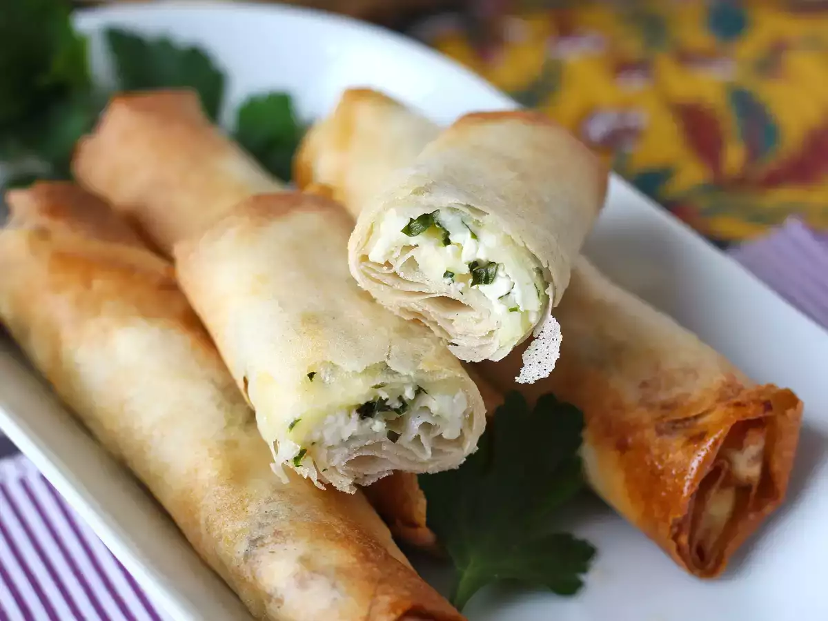 Domácí libanonské rikakats - vaření ve fritéze na vzduchu - foto 5