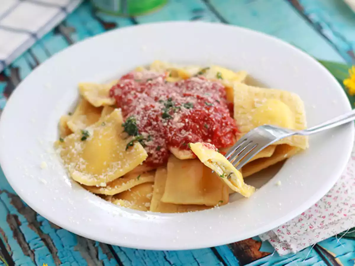 Domácí ravioli s ricottou: recept krok za krokem - foto 2
