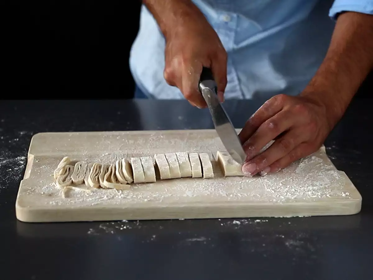 Domácí tagliatelle: postup vysvětlený krok za krokem - foto 2