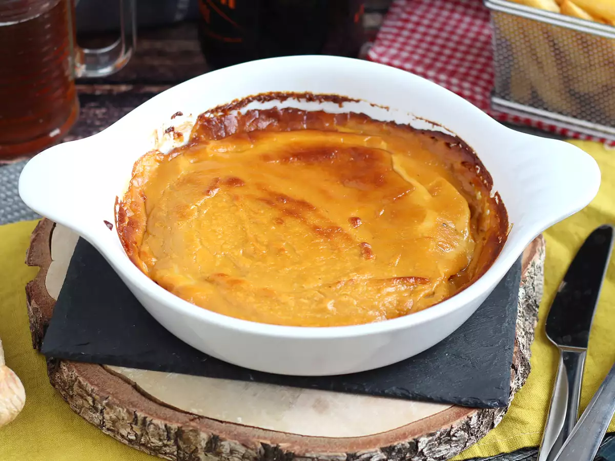 Domácí velšský rarebit (Welsh)