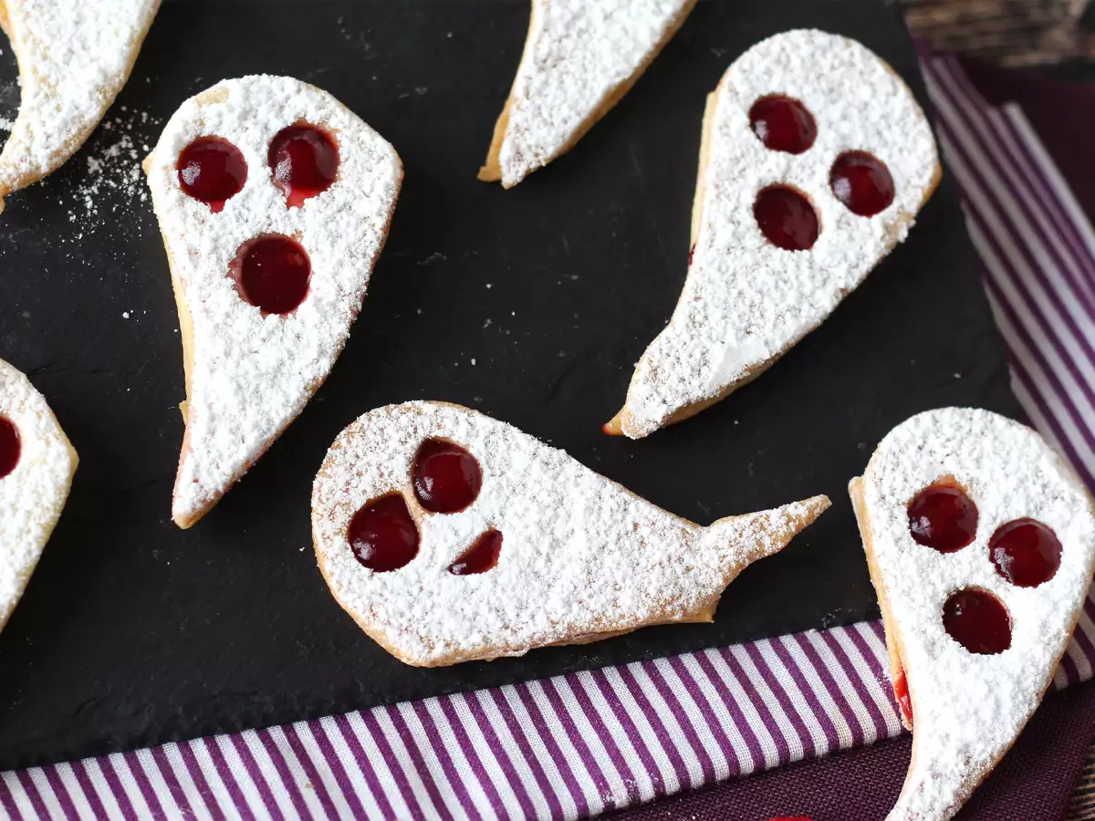 Duchové ze sušenek: nejjednodušší a nejzábavnější halloweenský recept pro děti