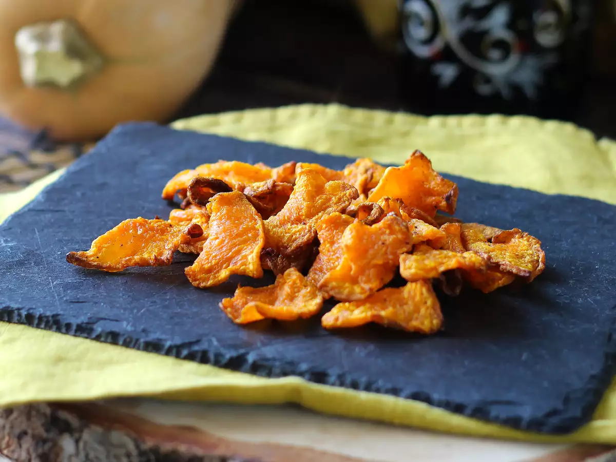 Dýňové chipsy v horkovzdušné fritéze: lehké a chutné - foto 2