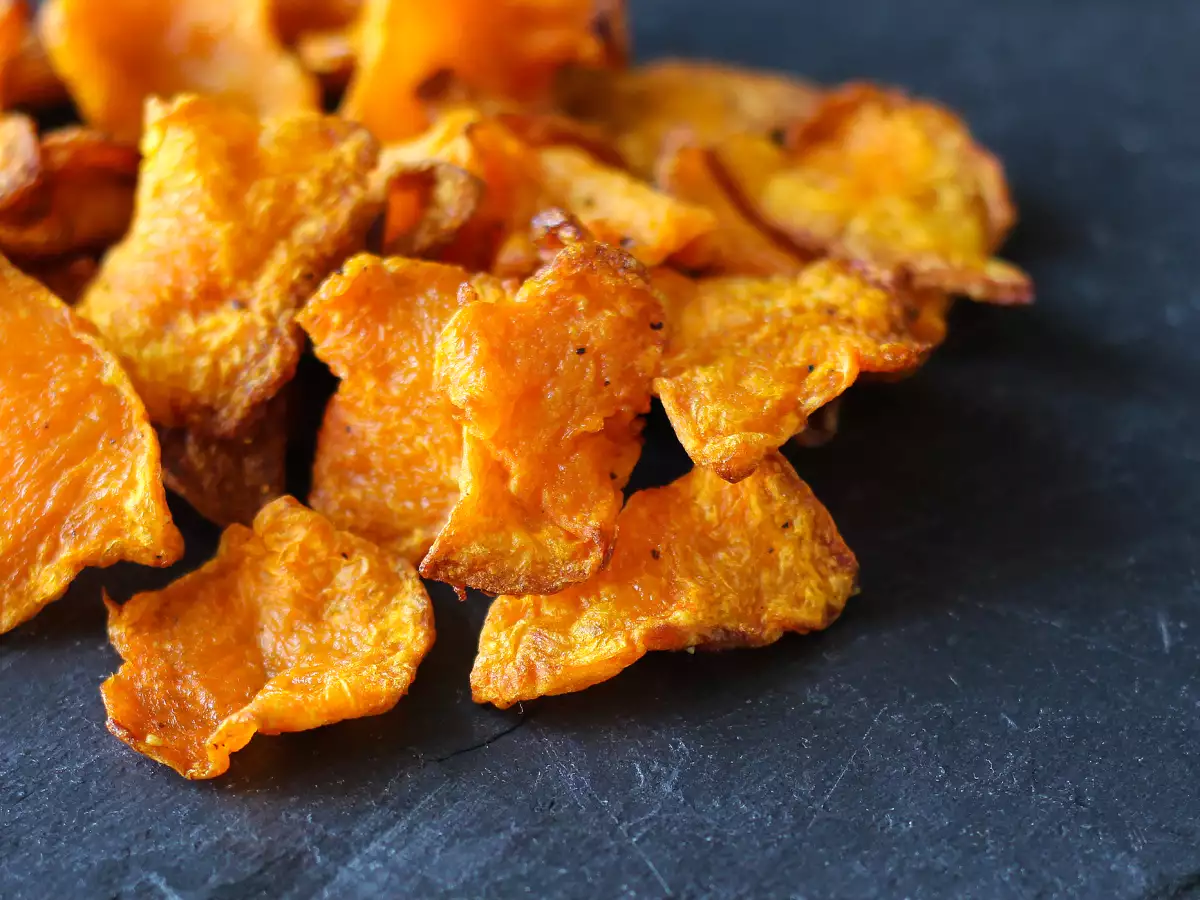 Dýňové chipsy v horkovzdušné fritéze: lehké a chutné - foto 4