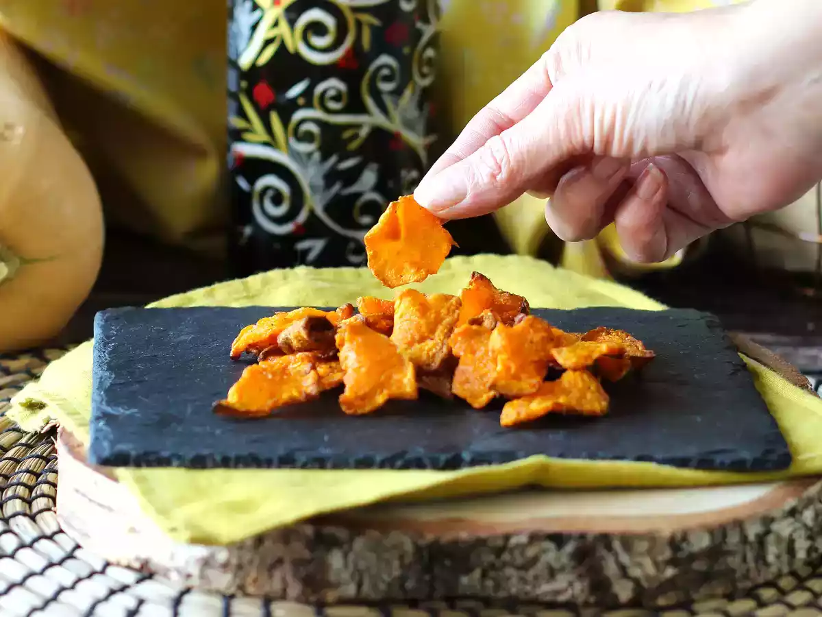 Dýňové chipsy ve fritéze: lehké a chutné - foto 3
