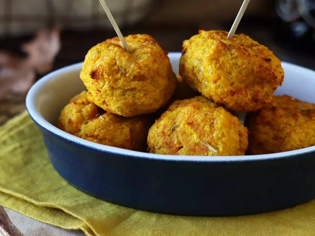 Dýňové karbanátky v horkovzdušné fritéze