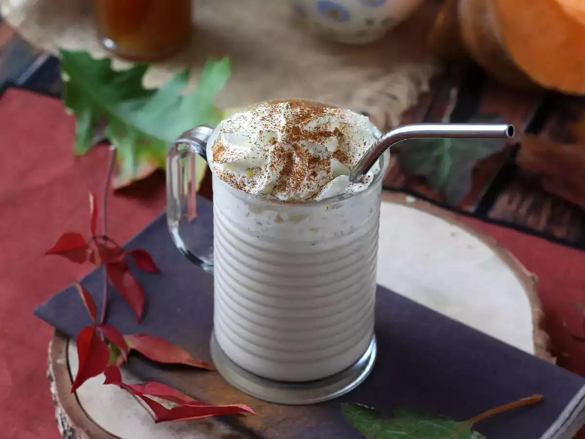 Dýňové latté s domácím dýňovým sirupem! - foto 2