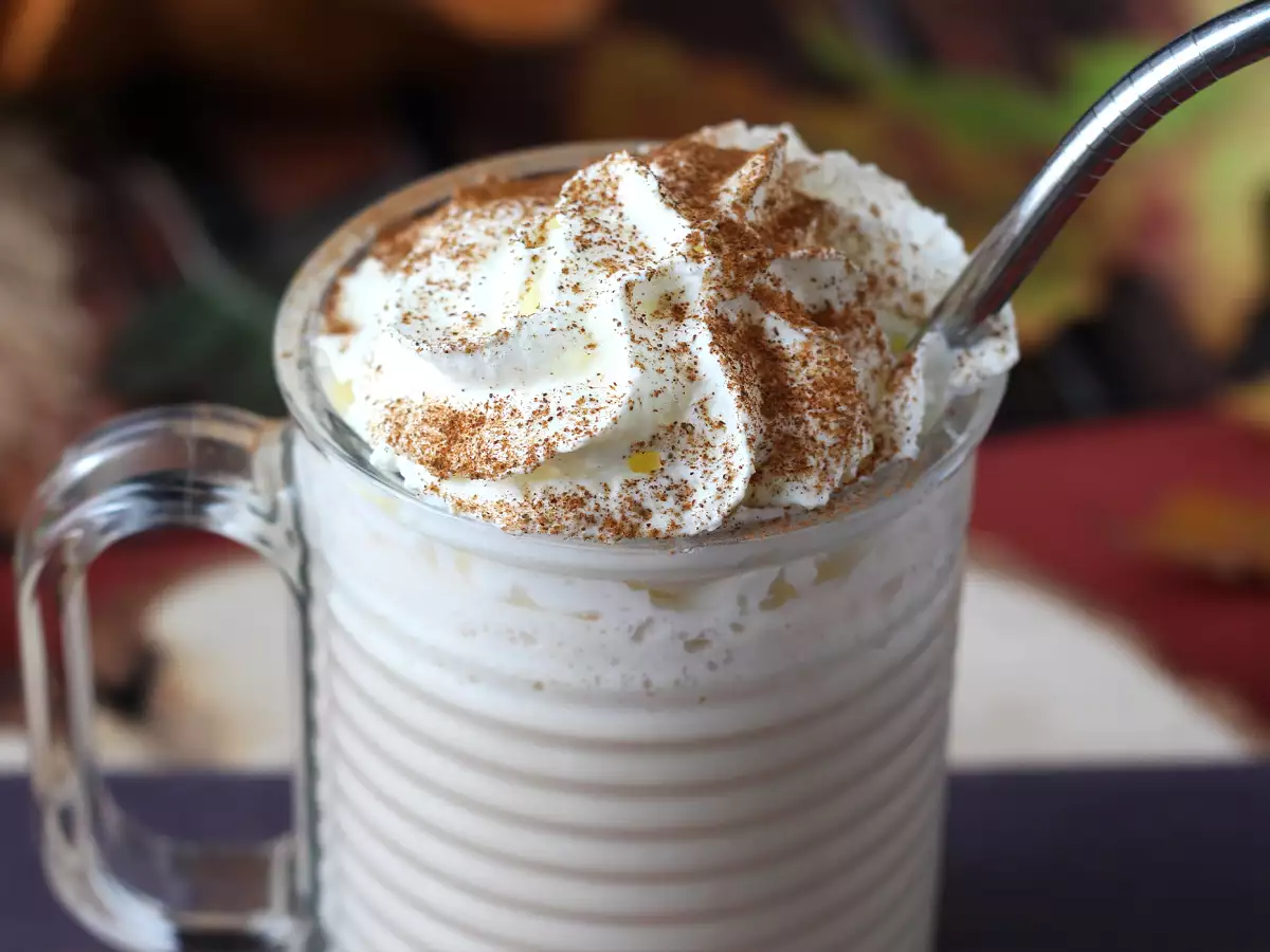 Dýňové latté s domácím dýňovým sirupem! - foto 3