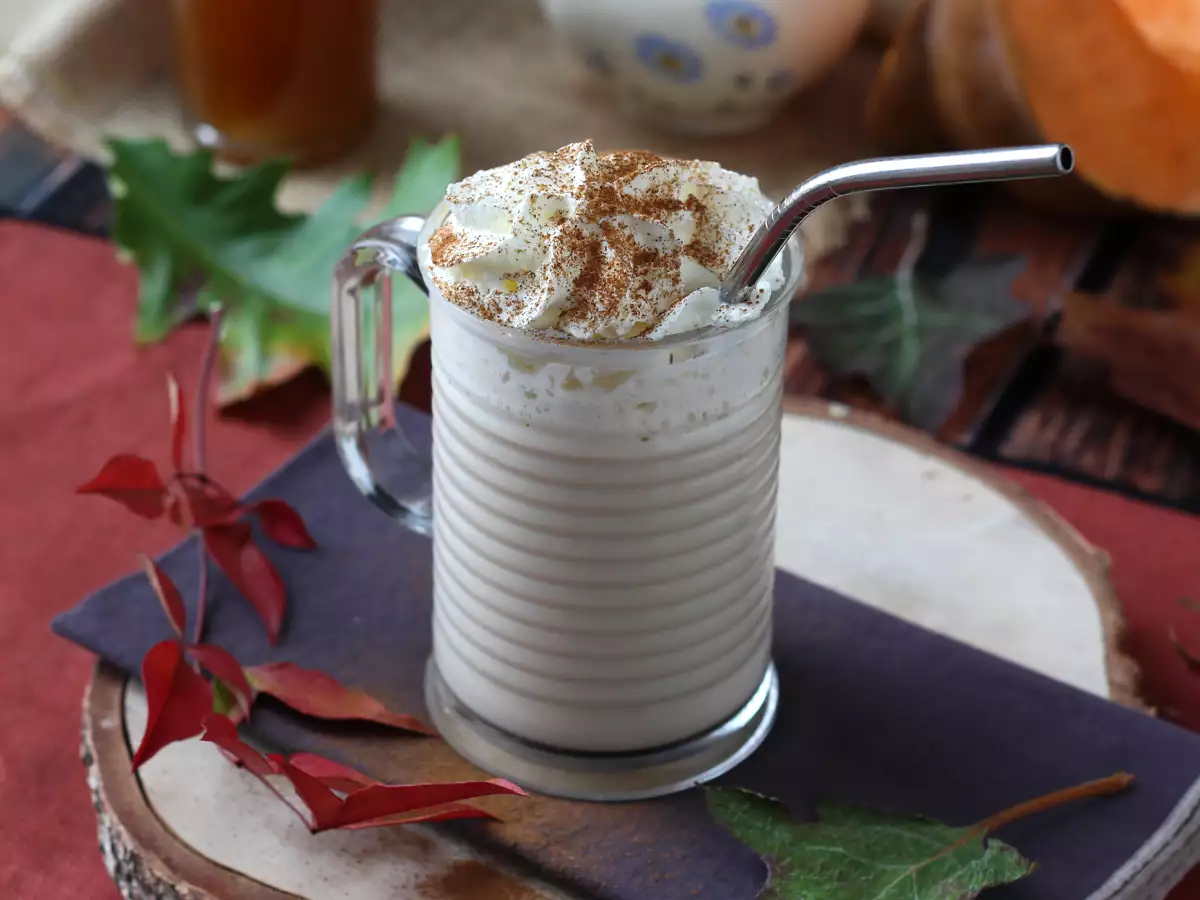 Dýňové latté s domácím dýňovým sirupem! - foto 4