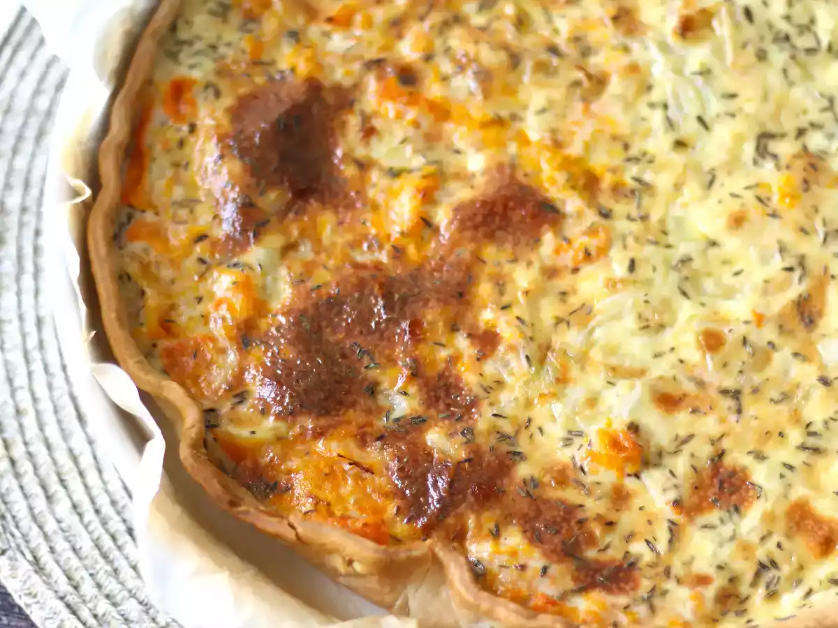 Dýňový quiche, jednoduché a efektivní jídlo - foto 4
