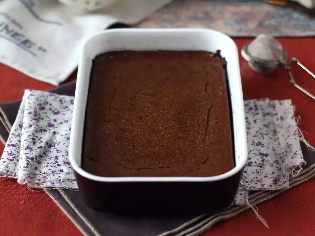EXTRA FONDANTNÍ čokoládový a kaštanový dort s pouhými 4 ingrediencemi - foto 2