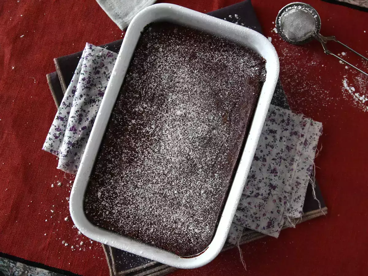 EXTRA FONDANTNÍ čokoládový a kaštanový dort s pouhými 4 ingrediencemi - foto 4