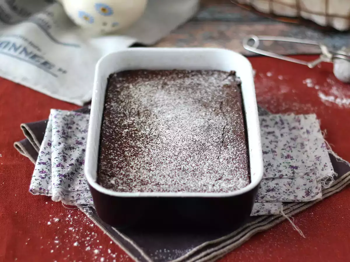 EXTRA FONDANTNÍ čokoládový a kaštanový dort s pouhými 4 ingrediencemi - foto 6