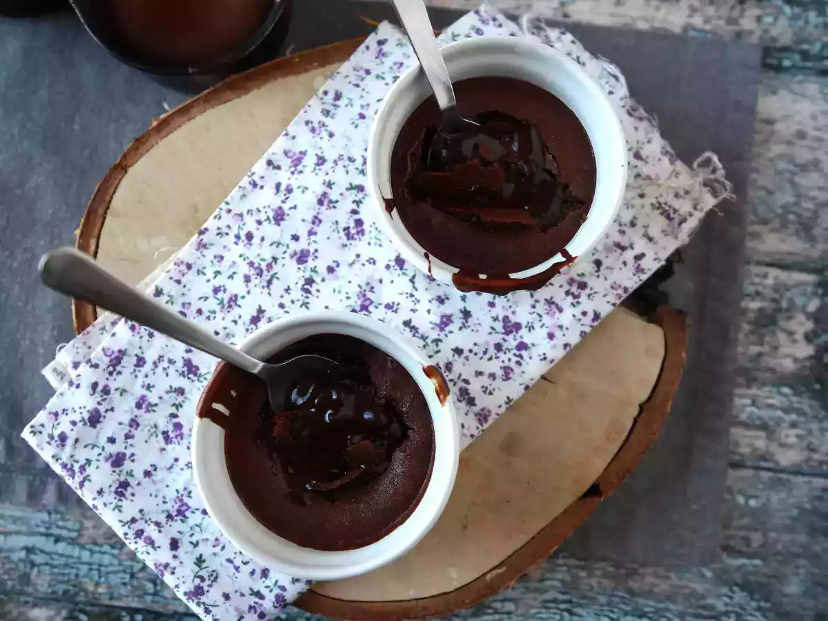 Extra řídké čokoládové fondány z Air Fryer! - foto 3