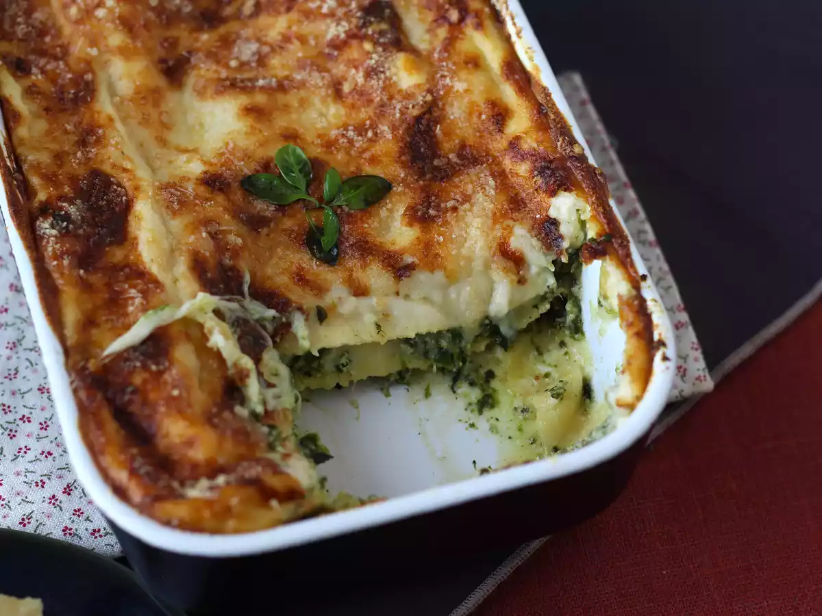 Extra tající ricotta a špenátové lasagne - foto 6