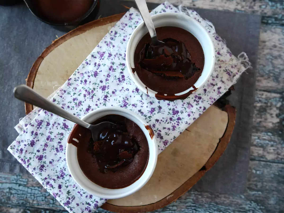 Extra tekuté čokoládové fondanty z horkovzdušné fritézy! - foto 3