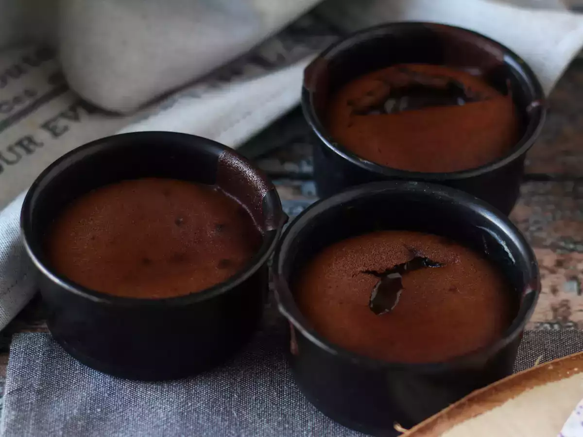 Extra tekuté čokoládové fondanty z horkovzdušné fritézy! - foto 5