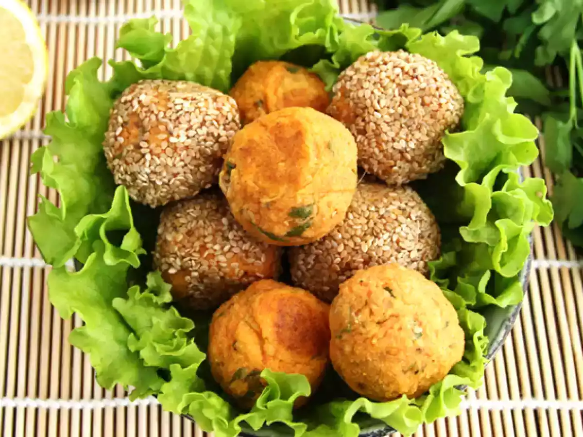 Falafel ze sladkých brambor - foto 3