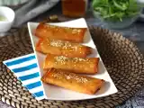 Feta Saganaki, řecký recept na křupky z fety a medu, foto 1
